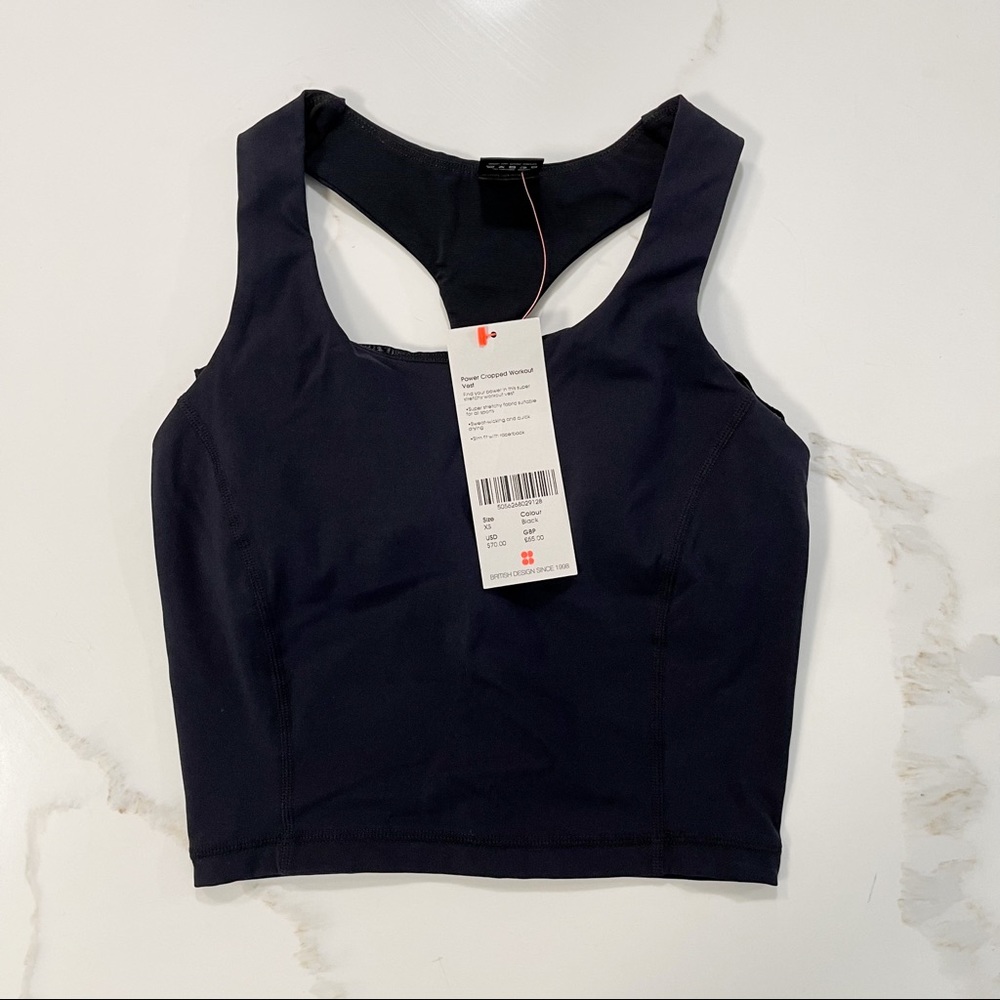 Sweaty Betty Power Crop Vest Size XS NWT
